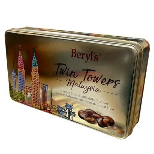 Beryl's Twin Towers Malaysia Almond Coated With Milk Chocolate 180g